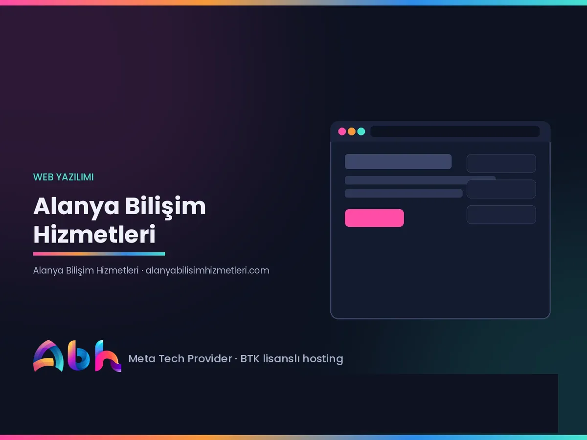 Alanya IT-Dienstleistungen