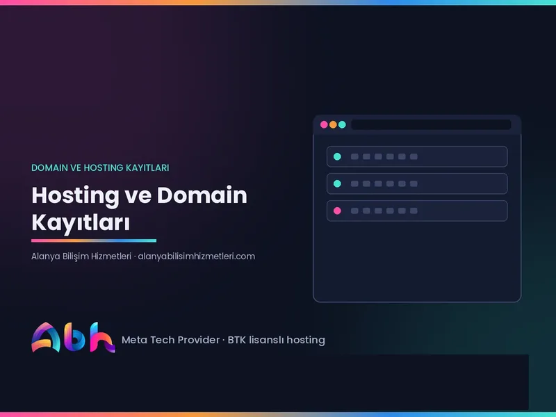 Alanya Bilişim Hizmetleri Hosting ve Domain Kayıtları